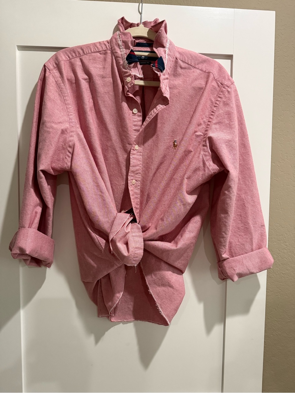 Polo by Ralph Lauren Pink Classic Fit Button-Up Shirt